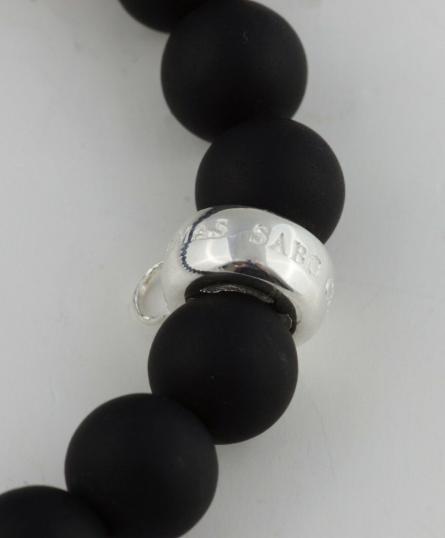 Thomas Sabo Charms Bracelet X0208-023-11 - L 16,5 cm Obsidian black 