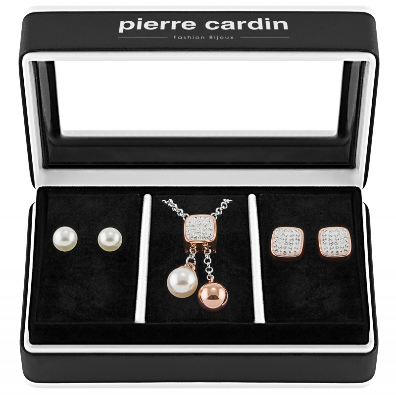 Pierre Cardin Jewellery Set Necklace & Earrings PXX7405